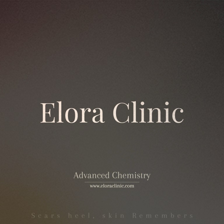 Elora Clinic brand card with the words Advanced Chemistry.